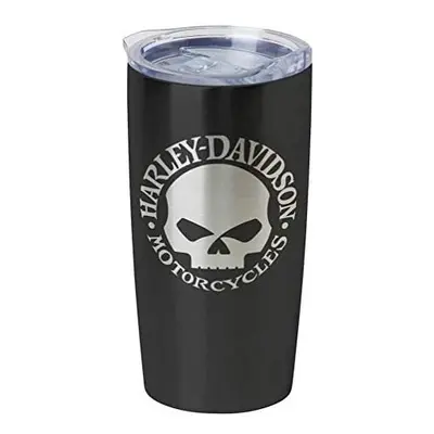 Harley-Davidson Core Willie G Skull Stainless Steel Travel Mug, Black HDX-98618