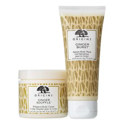 Origins Body Care Sets/kits,ginger Souffle Body Cream & Ginger Burst Savory Body Wash