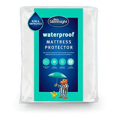 Silentnight New Waterproof Mattress Protector - Luxury Super Soft Pad Protect Your Bed Against S