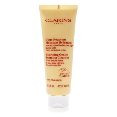 Hydrating Gentle Foaming Cleanser by Clarins for Unisex - 4.2 oz Cleanser