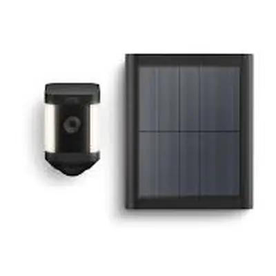 Ring Spotlight Cam Plus & Solar Panel Black