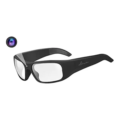 OhO 32GB Camera Glasses,1080P HD Smart Glasses with Built in Camera and Transitional Blue Light 