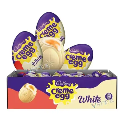 Cadbury White Creme Eggs Box x 40g