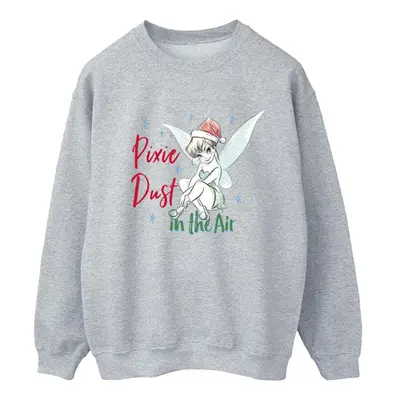 (XL, Sports Grey) Disney Womens/Ladies Tinker Bell Pixie Dust Sweatshirt