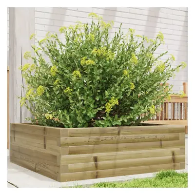 vidaXL Garden Planter 70x70x23 cm Impregnated Wood Pine