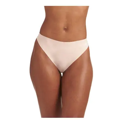 Adidas Women's Micro Flex Thong Panty Underwear Peach Whip/White Med