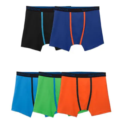 Fruit of the Loom Big Breathable Boxer Briefs Boy-5 Pack-Micro Mesh