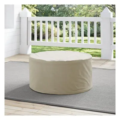 Outdoor Catalina Round Table Furniture Cover Tan