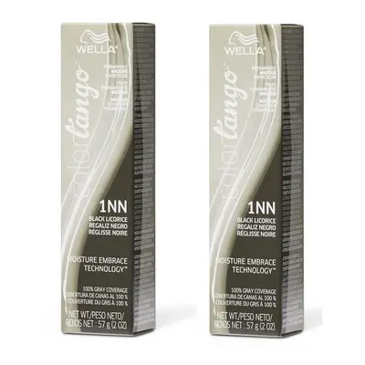 (1NN Black Licorice â pack of 2) Wella Color Tango 1NN Black Licorice Permanent Color