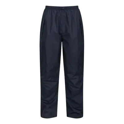 (2XL UK, Navy) Regatta Mens Waterproof Breathable Linton Trousers