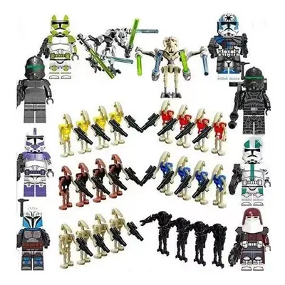 (28PCS) Building Blocks Star Wars clones General Grievous robots puzzle pieces Fit Lego