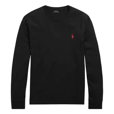 POLO RALPH LAUREN Men Long Sleeve Pony Logo T-Shirt with Pockett (Blac