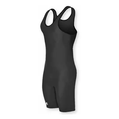 adidas aS101s Lycra Solid Wrestling Singlet - Black - Large