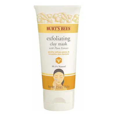 Burt's Bees Exfoliating Clay Mask for Unisex, 2.5 Ounce