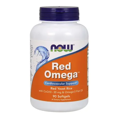 NOW Foods Red Omega (Red Yeast Rice), Softgels