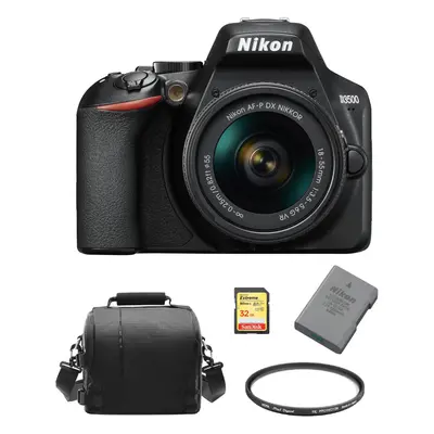 NIKON D3500 KIT AF-P 18-55mm VR+32G SDcard+Bag+EN-EL14A+55mm Protector