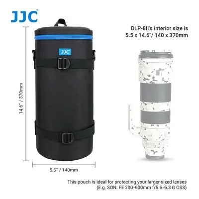 (DLP8II) JJC Luxury Camera Lens Bag Pouch Case for Canon Lens Nikon Sony Olympus Fuji DSLR Photo