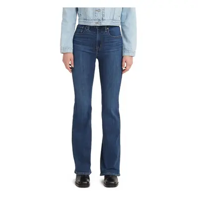 Levi's Women's High Rise Flare Jeans New Dark Indigo Worn in Regular