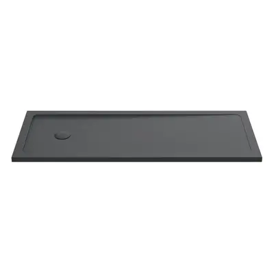 1700 x 700mm Premium Bath Replacement Shower Tray - Slate Grey