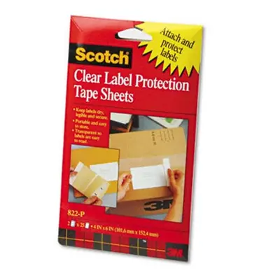 3M Heavyweight x Clear Label Protector Tape Sheets Two Sheet Pads Pack