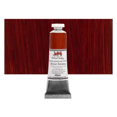 Michael Harding Artist Oil Colours Burnt Sienna 40ml Tube