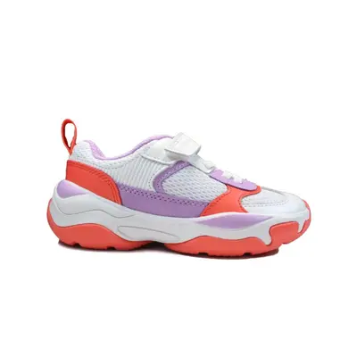 (12 (Children's)) Kuju Run Kids Lilac Combi Leather Childrens Trainers