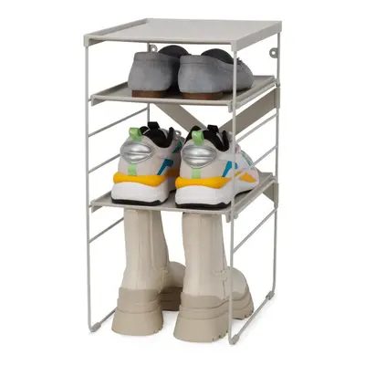 Joseph Joseph Level Adjustable Tier Shoe Rack Organiser Durable Shelves and Steel Frame Single S