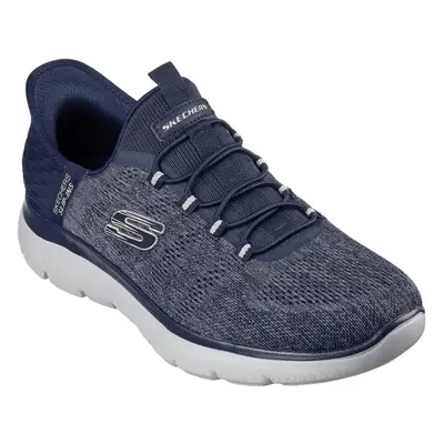 (12 UK, Navy) Skechers Mens Summits Key Pace Slip-In Trainers