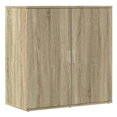 (sonoma oak) vidaXL Sideboard Storage Cupboard Side Cabinet Highboard Black Engineered Wood