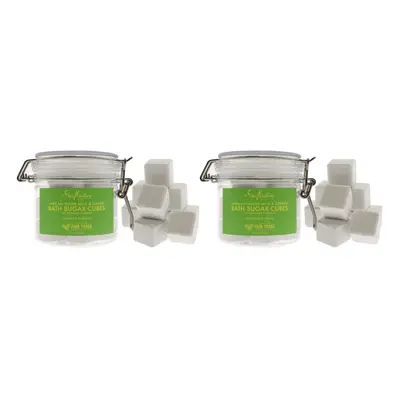 Shea Moisture African Water Mint and Ginger Bath Sugar Cubes - Pack of For Unisex 7.5 oz Bath So