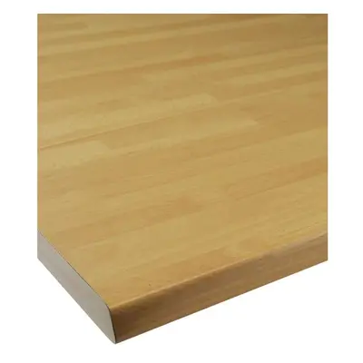 (1000 x 600mm, Length Cut) Block Beech Laminate Kitchen Worktop 40mm