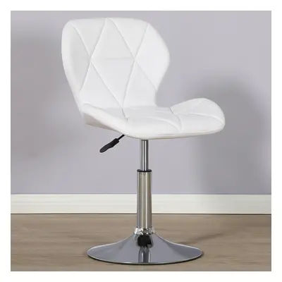 (White) Charles Jacobs Small Swivel Chair | Home Office Furniture