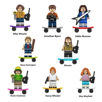 (Category A (8pcs)) Stranger Things Minifigures children Toys Fit Lego