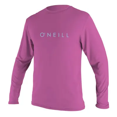 O'Neill Youth Basic Skins UPF 50+ Long Sleeve Sun Shirt Fox Pink