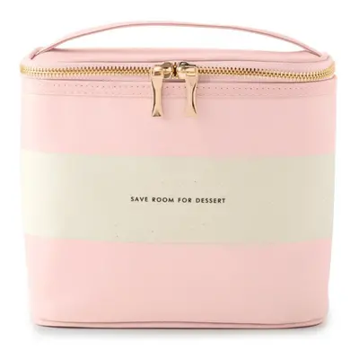 Kate Spade New York Insulated Lunch Tote, Blush Rugby Stripe