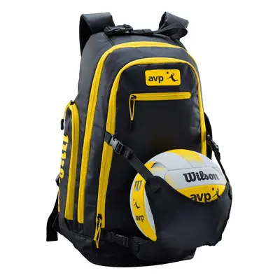 Wilson AVP Beach Volleyball Backpack - Black/Yellow