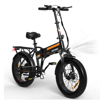 HITWAY EBike,20" Fold Bike with 250W Motor,up35-90KM