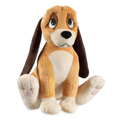 Disney Store Copper Medium Soft Plush Toy Dog - The Fox and the Hound - 33cm 13inches made with 