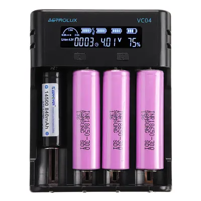 Micro Type-C 2A Quick Charge Li-ion Ni-MH Battery Charger Current Optional USB Charger For 26650