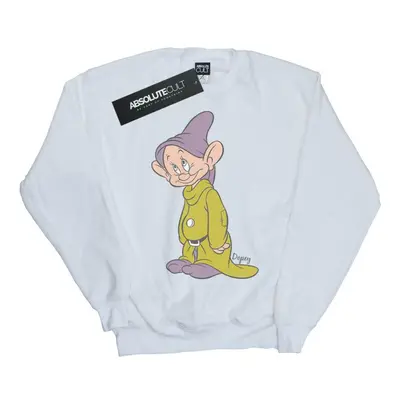 (L, White) Disney Mens Classic Dopey Sweatshirt