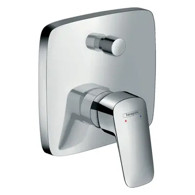 hansgrohe Wannenmischer Unterputz Logis Fertigset Chrom m.Sicherungsko