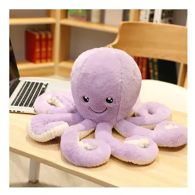 (purple, 80CM) 80CM Lovely Simulation Octopus Pendant Plush Stuffed Toy Soft Animal Home