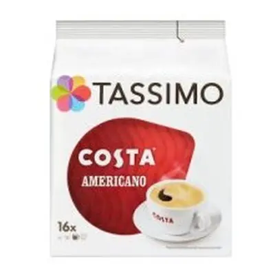 Tassimo Costa Americano Coffee Pods x16 (Case of 5)