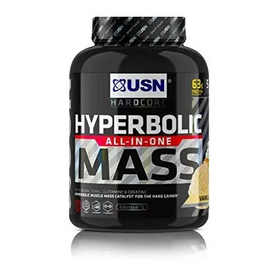 USN Hyperbolic Mass Vanilla kg: All-In-One Mass Gainer Protein Powder, For Fast and Effective We