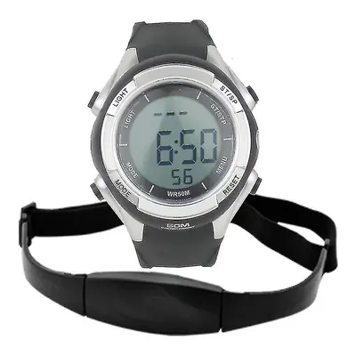 Polar Heart Rate Monitor Watch - Waterproof Fitness Sport Running Hrm With Wireless Pulse Sensor