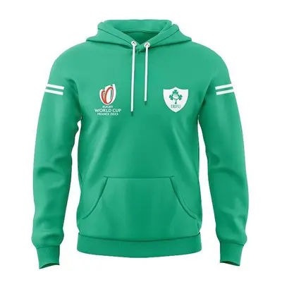 (Green, XXL) Ireland Rugby Home and Away Hoodie Mens Sportswear Hoodie