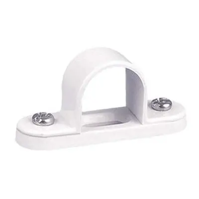 20mm Steel Spacer Bar Saddles White- 18th Edition, (100)