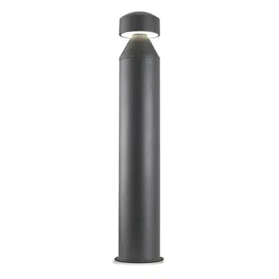 Leds-C4 Cilin - Outdoor LED Outdoor Bollard Urban Grey 100cm 2185lm 4000K IP65