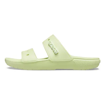 crocs Unisex classic Two-Strap Slide Sandals celery US Women