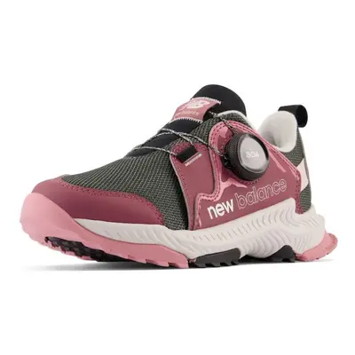 New Balance Girls DynaSoft Trail Magic V1 Boa Running Shoe Washed Burgundy/Blacktop Little Kid